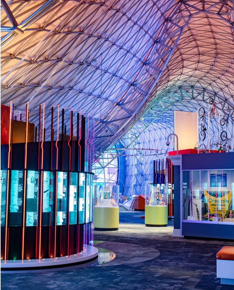 Main lobby of The Strong Museum