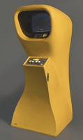 Yellow computer space