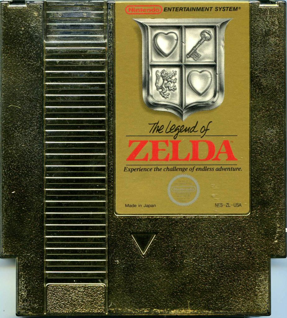 The Legend of Zelda video game cartridge, 1985, The Strong, Rochester, New York