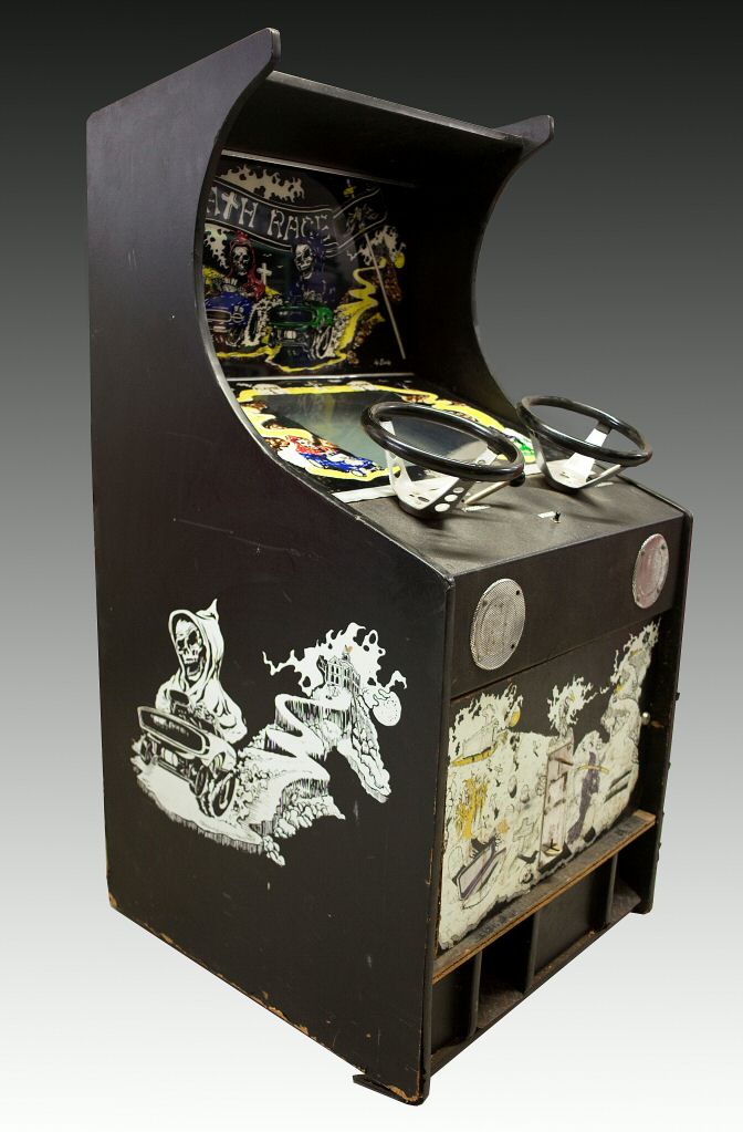 Death Race arcade game, 1976, Exidy Incorporated, The Strong, Rochester, New York, USA 