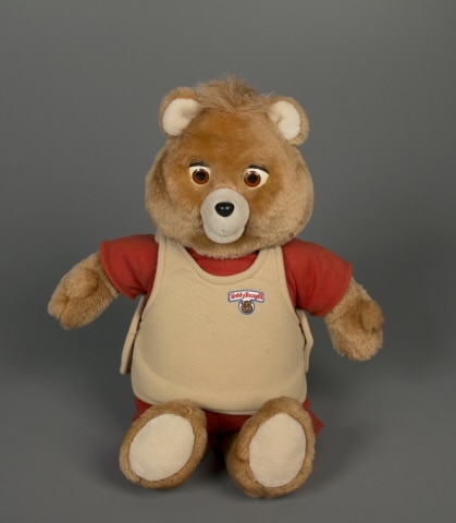  Teddy Ruxpin mechanical toy, about 1984. The Strong, Rochester, New York, USA.