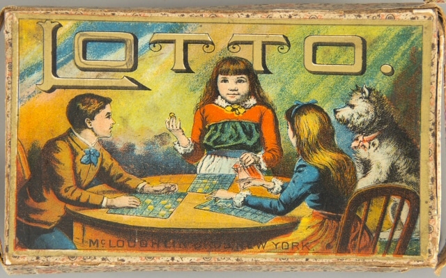 Lotto game, McLoughlin Brothers, about 1890, The Strong, Rochester, New York USA