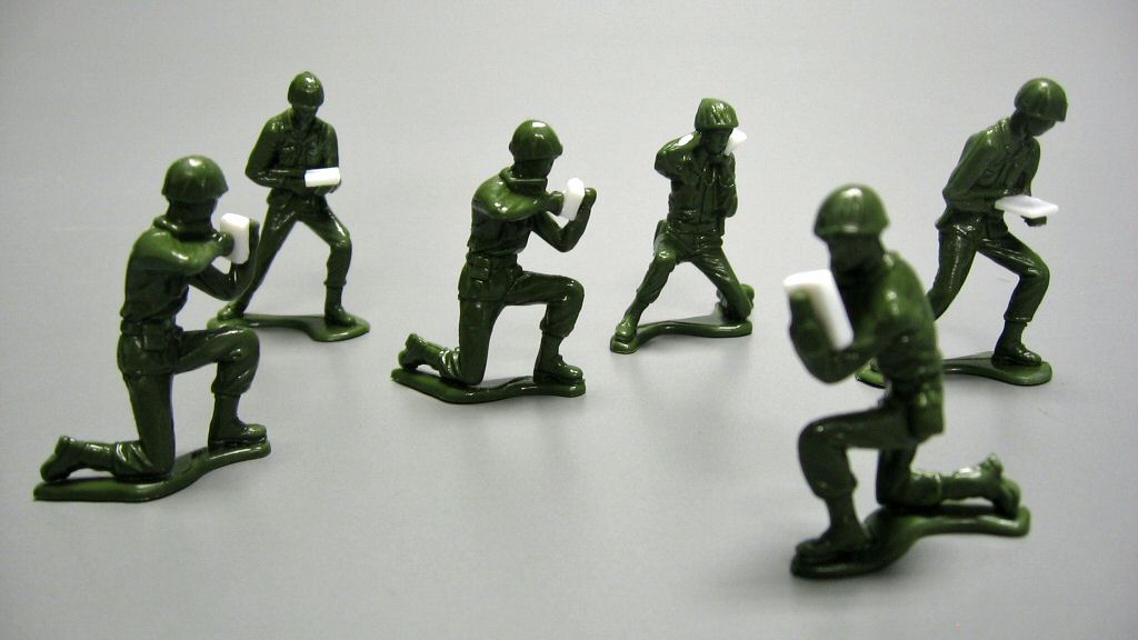 Little Green Army Men: Today's Fighting Force, about 2013, Gift of Major William Hartel. The Strong, Rochester, New York.