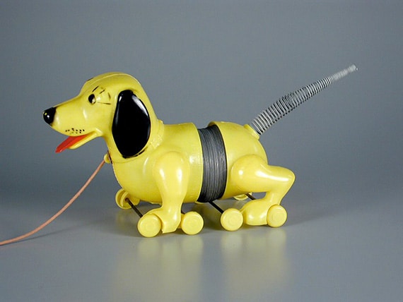 Slinky Dog toy, 1955, The Strong, Rochester, New York, USA