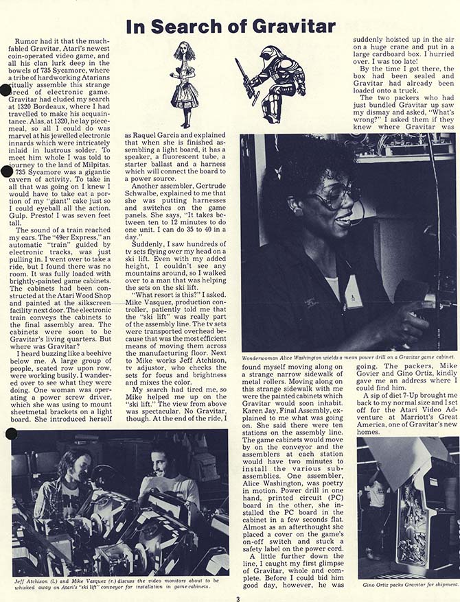 Atari Newspaper, undated, The Strong, Rochester, New York