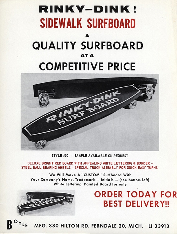 Boyle Mfg. trade sheet, about 1960, from The Stephen and Diane Olin Toy Catalog Collection, The Strong, Rochester, New York.