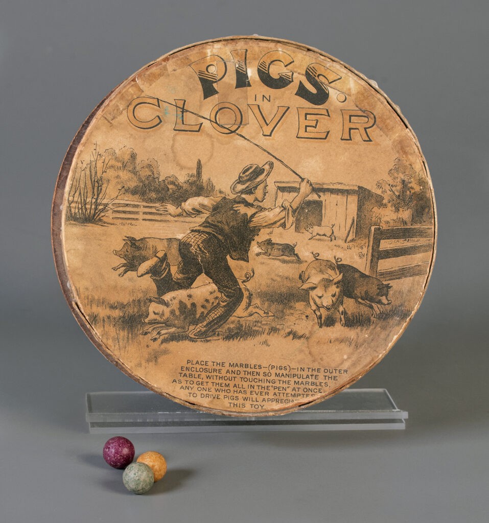 Pigs in Clover, Charles M. Crandall, 1889. Gift of Ellen and Arthur Liman, The Strong, Rochester, New York.