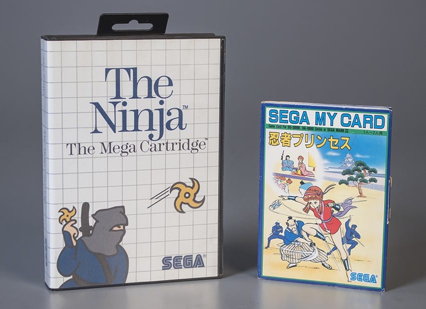 The Ninja Mega Cartridge and Sega My Card, The Strong, Rochester, New York