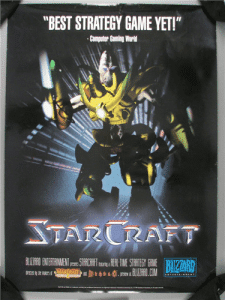 StarCraft poster, Blizzard, 1997. The Strong, Rochester, New York.