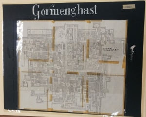 Gormenghast Mega Dungeon level map, about 1975–1976