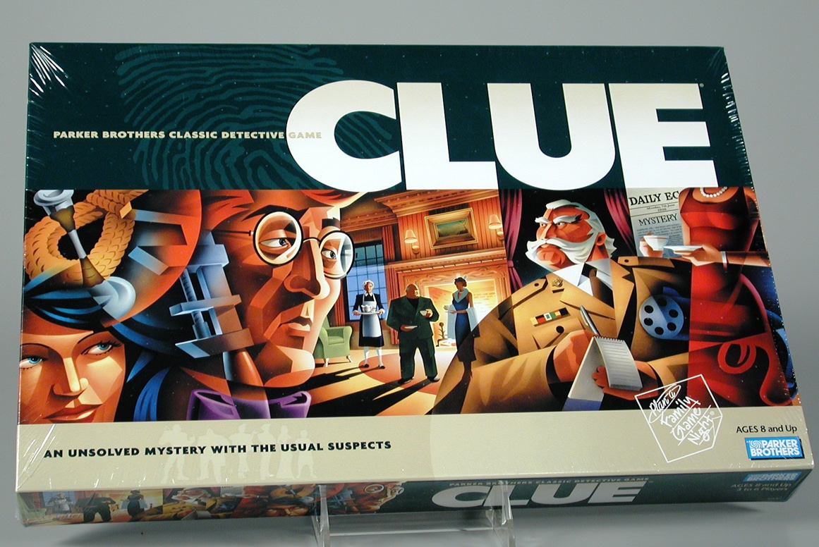 Clue board game, Parker Brothers (Hasbro), 2002, courtesy of The Strong, Rochester, New York. 