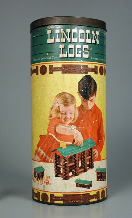 Lincoln Logs, ca. 1962, from the collection of Strong National Museum of Play