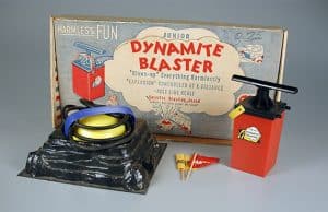 105,334 Junior Dynamite Blaster, Kilgore Manufacturing Company, 1958. The Strong, Rochester, New York.