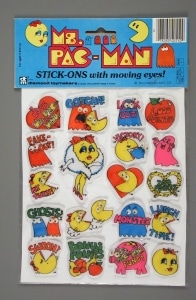 Ms. Pac-Man Stickers, 1985, The Strong, Rochester, New York. 