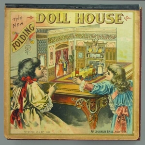 The New Folding Dollhouse, ca. 1900, McLoughlin Bros., courtesy of The Strong, Rochester, NY