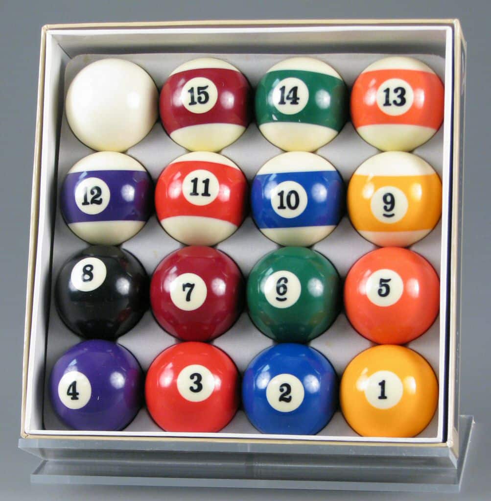 Billiard balls, from the collection of Strong National Museum of Play