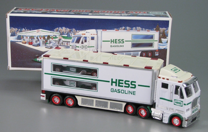 Hess Toy Truck: 2003 Toy Truck and Race Cars, Amerada Hess Corporation, from the collection of Strong National Museum of Play