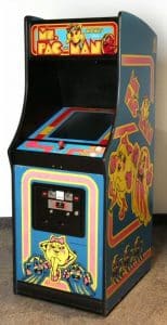 Ms. Pac-Man arcade game, 1981, courtesy of The Strong, Rochester, New York.