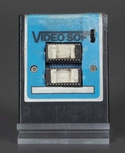 Atom Smasher Atari 2600 prototype cartridge, 1983, The Strong, Rochester, NY.