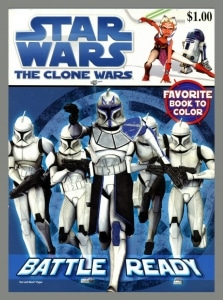 Star Wars The Clone Wars coloring book, 2009