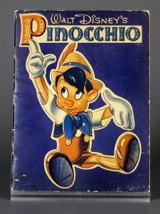 Disney’s Pinocchio coloring book from 1939. 