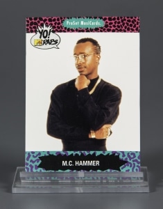 Yo! MTV Raps Collecting Card: M.C. Hammer, 1991. The Strong, Rochester, New York. 