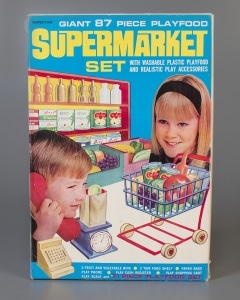 Supermarket set, 1960s, gift of Lisa S. Hartman. The Strong, Rochester, New York.