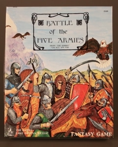 The last TSR Battle of Five Armies game in deluxe box, 1977, The Strong, Rochester, New York.