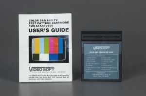 Atari 2600 Color Bar Generator Cartridge, 1984. The Strong, Rochester, New York. 