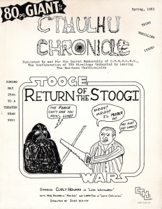 CTHULU Chronicle fanzine for ex-TSR employees, 1983. 