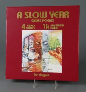 A Slow Year game poems box