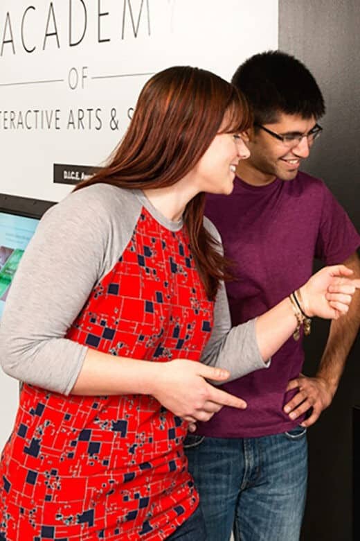 Academy of Interactive arts and sciences exhibit case