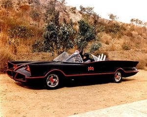 Batmobile photograph, about 1967. The Strong, Rochester, New York.