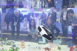 Attendees experience, first-hand the latest in underwater drone technology at CES 2019