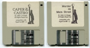 Caper in the Castro and Murder on Main Street Floppy Disks, 1989