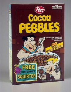 Cocoa Pebbles box, 1993,The Strong, Rochester, New York