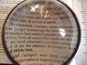 Dictionary through Lens, Courtesy of Creative Commons