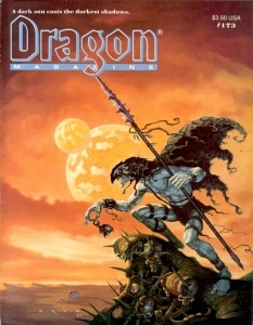 Cover of Dragon Magazine, The Strong, Rochester, New York