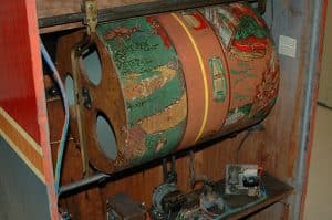 Drive-Mobile arcade game, 1941 (interior view from back), The Strong, Rochester, New York.