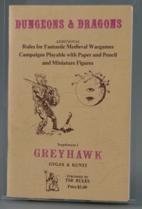 Dungeons & Dragons Supplement I: Greyhawk