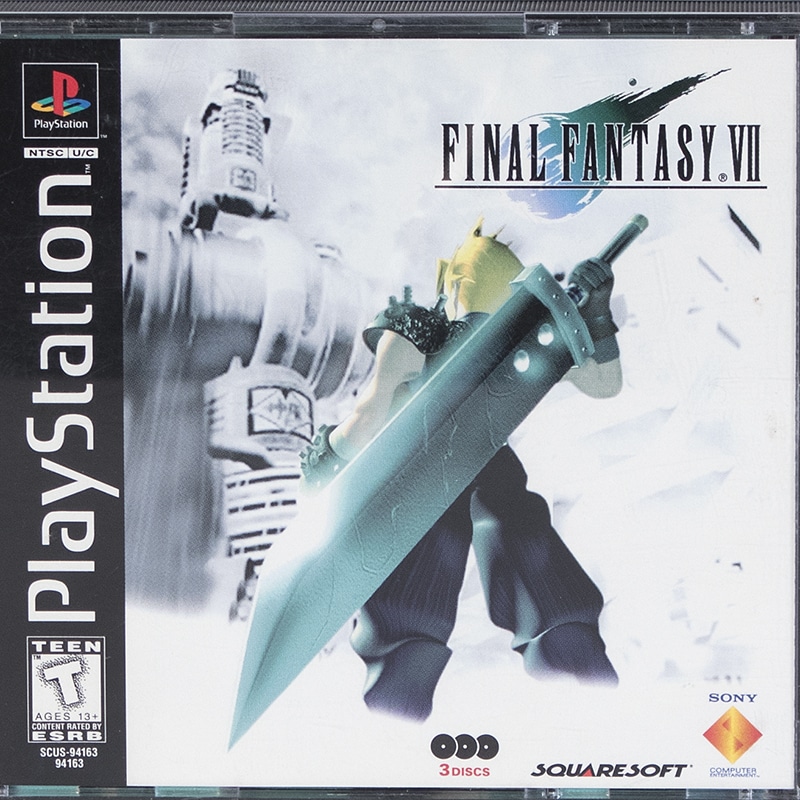 Final Fantasy VII playstation box