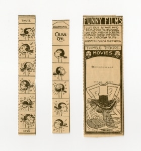 Funny Films Thimble Theatre Movies: Olive Oyl, about 1930. The Strong, Rochester, New York.