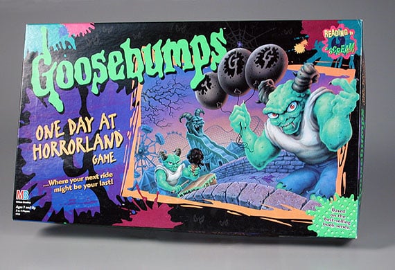 Goosebumps One Day at Horrorland board game, 1996, The Strong, Rochester, New York.