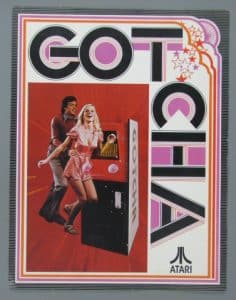 Gotcha arcade flyer. 1973. Photo courtesy of The Strong, Rochester, NY.