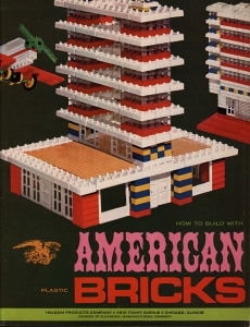 Halsam Products Company, How to Build with American Plastic Bricks, 1967,