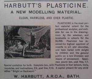 Harbutt Plasticine Advertisement, The Butterfly magazine, March 1899, Fair Use