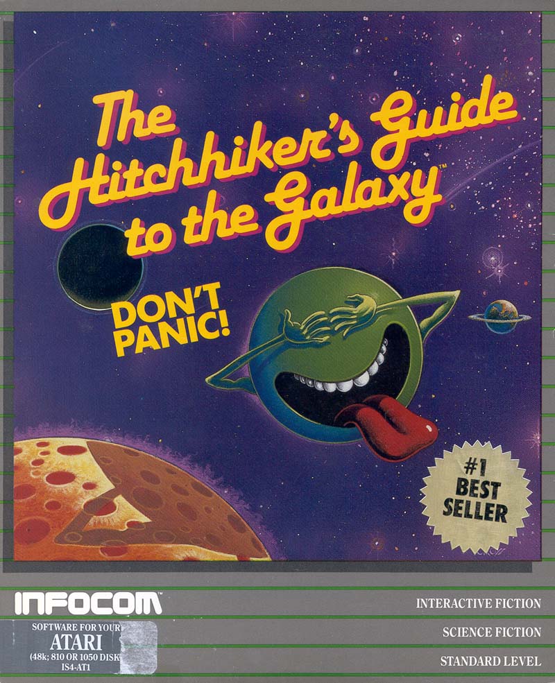 The Hitchhiker's Guide to the Galaxy box art