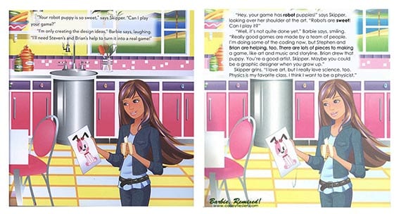 I can be a computer engineer : the remix! / remixed by Casey Fiesler and I can be an actress / by Susan Marenco based on plots written by Giulia Conti ; illustrated by Tino Santanach & Joaquin Canizares. I can be a computer engineer / by Susan Marenco based on plots written by Giulia Conti ; illustrated by Tino Santanach & Joaquin Canizares with Pamela Duarte.