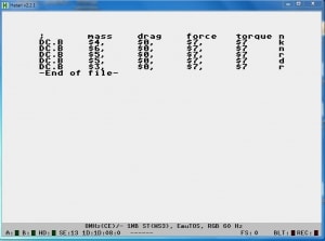 File “TestDir” in Hatari v.2.2.1 emulator, Disk AT-15 digital copy, The Atari Coin-Op Division Collection, Brian Sutton-Smith Library and Archives of Play, The Strong, Rochester, New York.