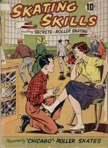 “In Derby Life: a Crash Course in the Incredible Sport of Roller Derby…” comic book, 1957